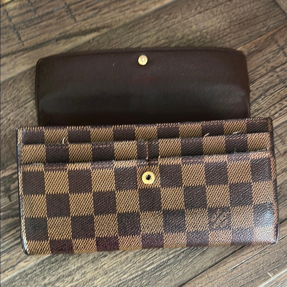 Louis Vuitton Brown Damier Wallet Timeless Elegance